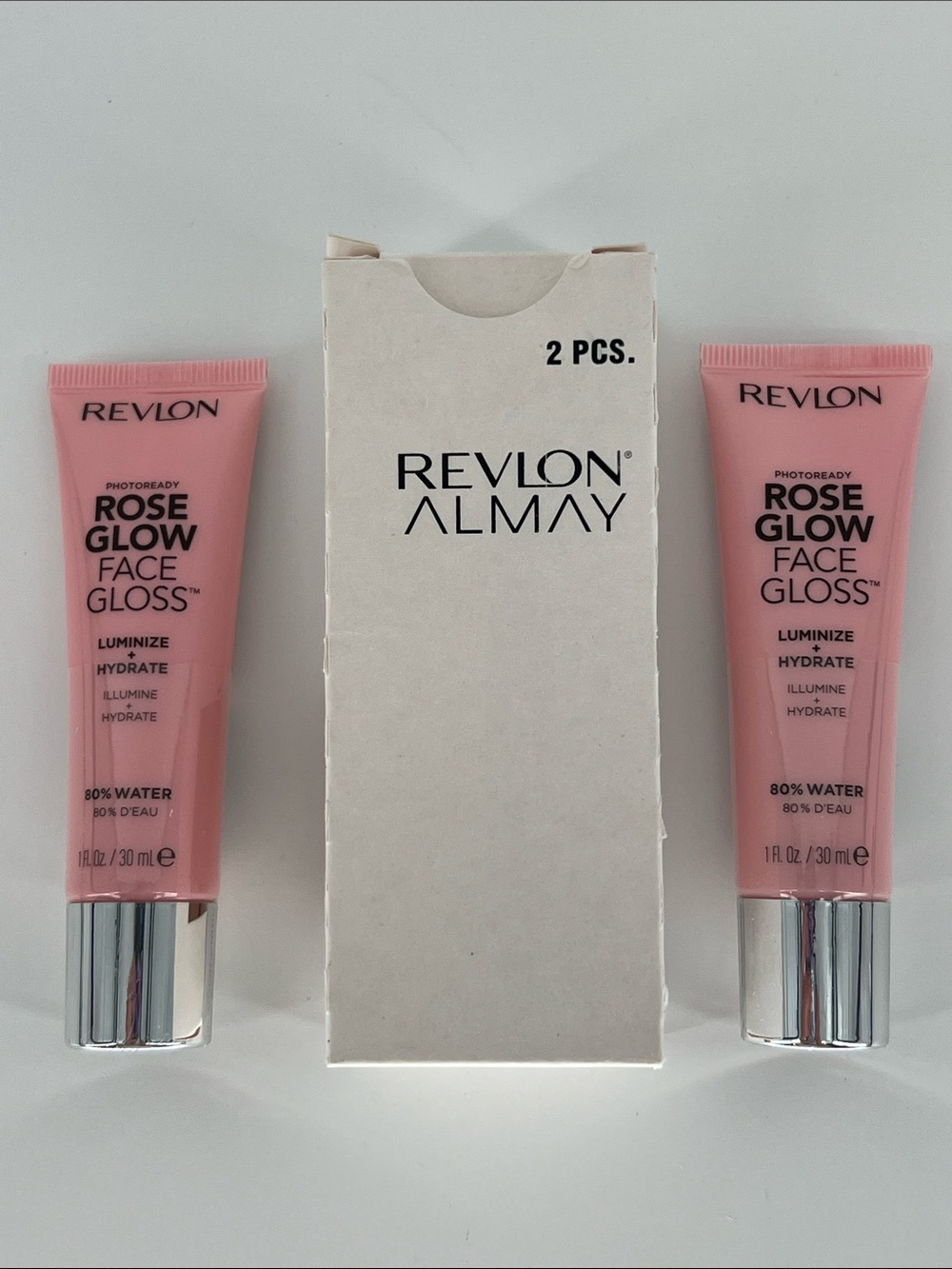 Revlon PhotoReady Rose Glow Face Gloss Set of 2